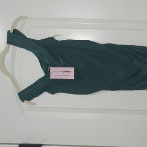 Fashion Effect NWT Dark Green Dress